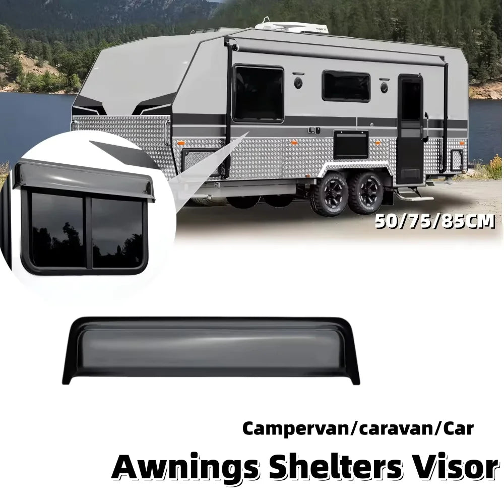 50/75/105cm Caravan Window Rain Shield RainBlade Universal Rain Guard For RV Window Deflector Sun Visor Protective Accessories