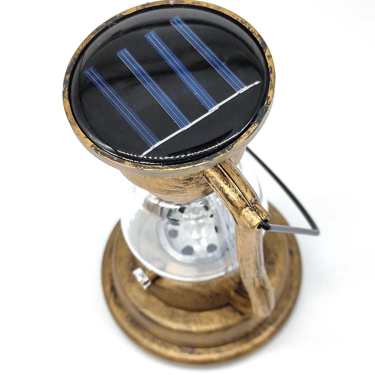 Explosive solar retro kerosene lamp led lantern outdoor portable charging camping lamp camping lamp