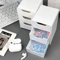 3-Tier Desk Organizer Storage Drawers Is Suitable for Stationery, Jewelry and Cosmetics Storage Portable Partition Box