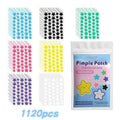 280/1120/1680pcs Seven-Color Star Pimple Patches – Invisible Hydrocolloid Dots for Fun & Gentle Skincare