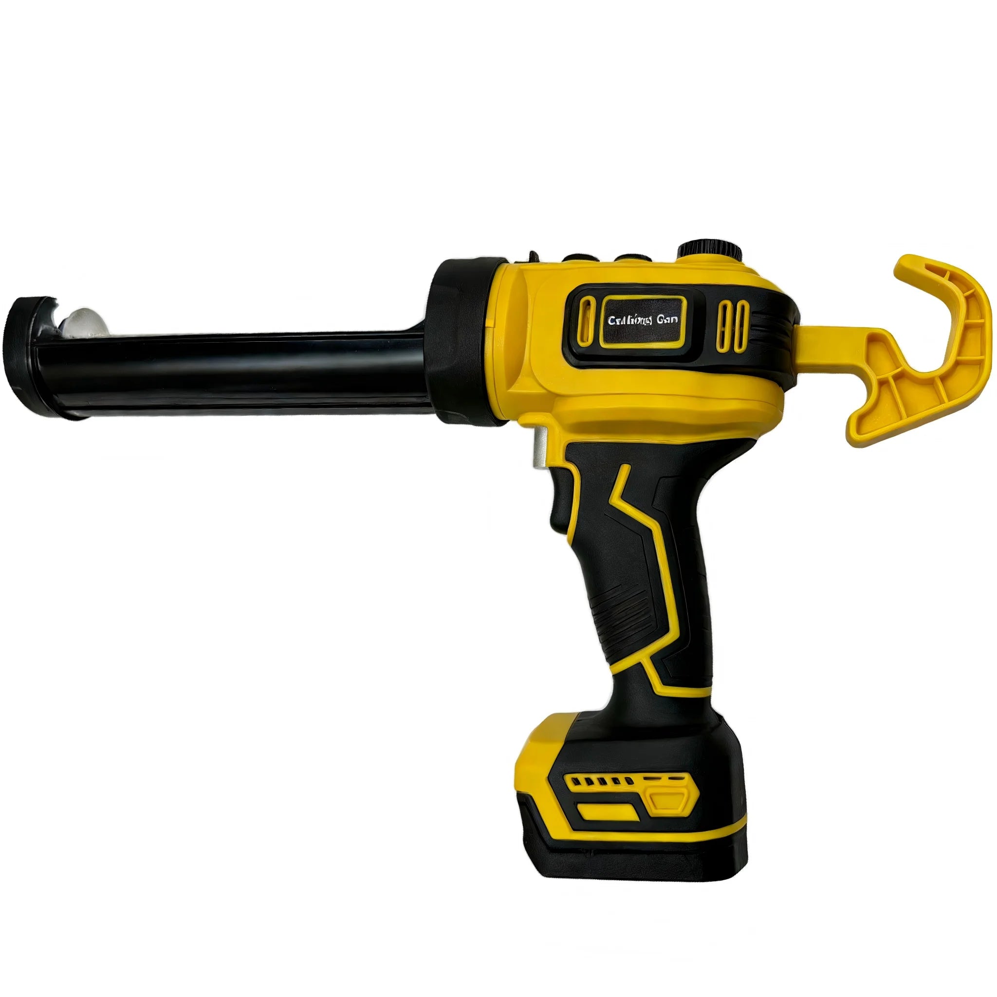 Electric Caulking Gun 10oz/300ml Cordless Caulk Gun 4 Adjustable Speeds with LED Light for Dewalt 20V Battery (No Battery)