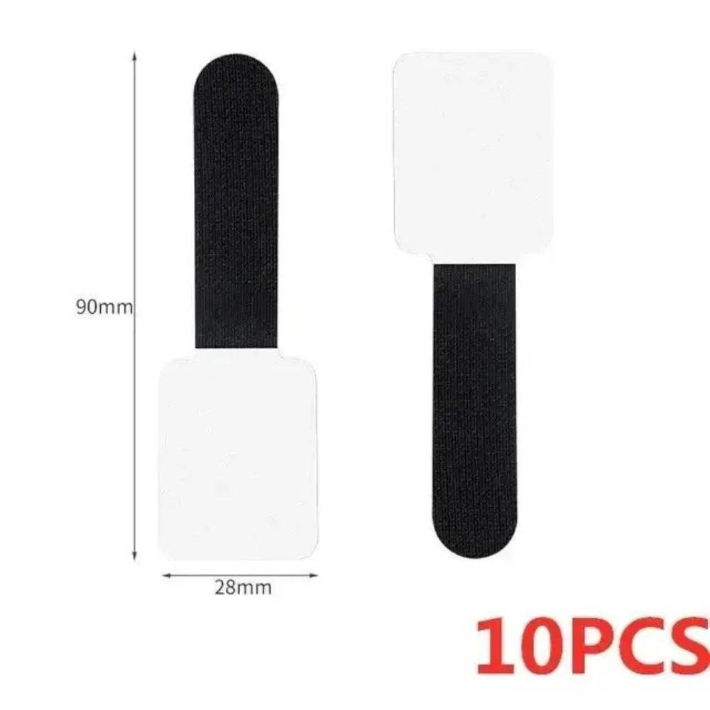 20Pcs Adhesive Cable Management Straps Reusable Self-Adhesive Cable Organizer Ties for Desk Wire Management
