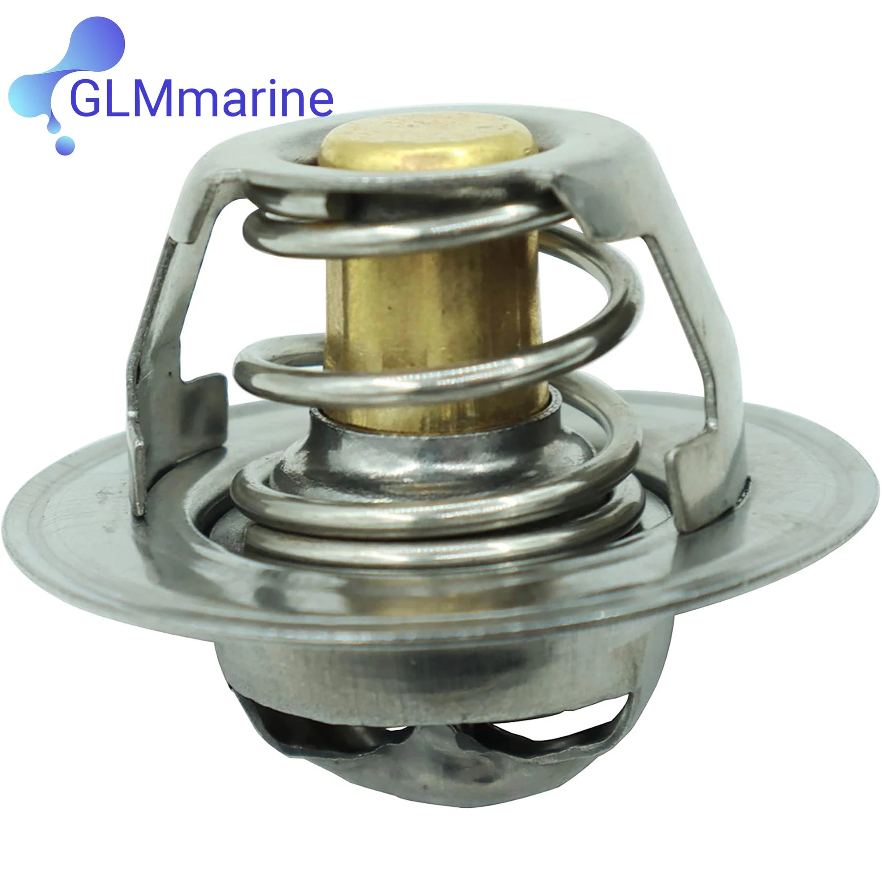 71℃ 160°F Thermostat Repair Kit 807252Q5 W/ Gasket Fits for Mercruiser V6 V8 4.3L 5.0L 5.7L 7.4L 8.2L 1987-UP Sierra 18-3647