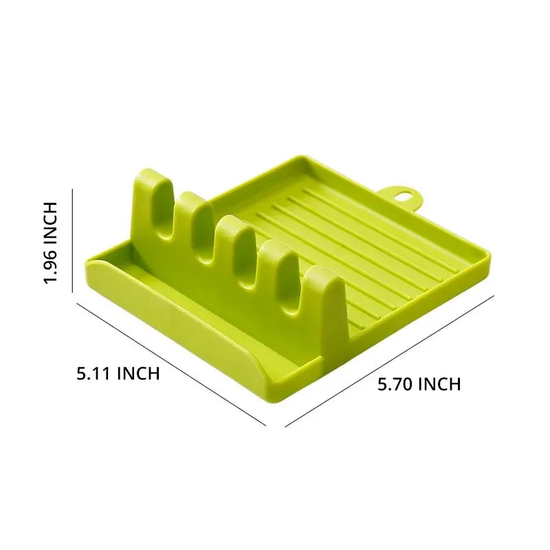 1PC Multi-Functional Kitchen Utensil Holder Pot Lid Rack Spoon Shelf Chopsticks Holder Countertop Spatula Organizer Soup Spoon P
