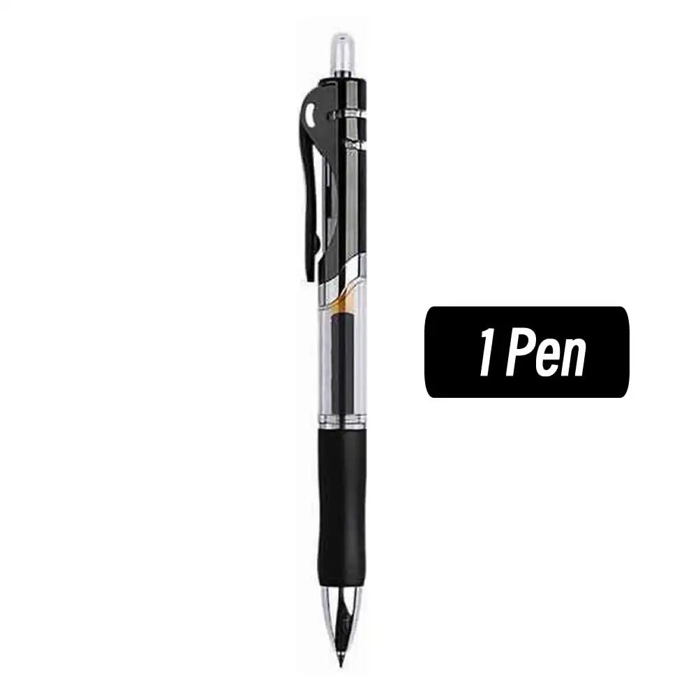 Clearance_Retractable 0.5mm Black Ink Gel Pens Colored Aesthetic Stationery Pen Supplies Ballpoint & Office Pencils Writing Scho