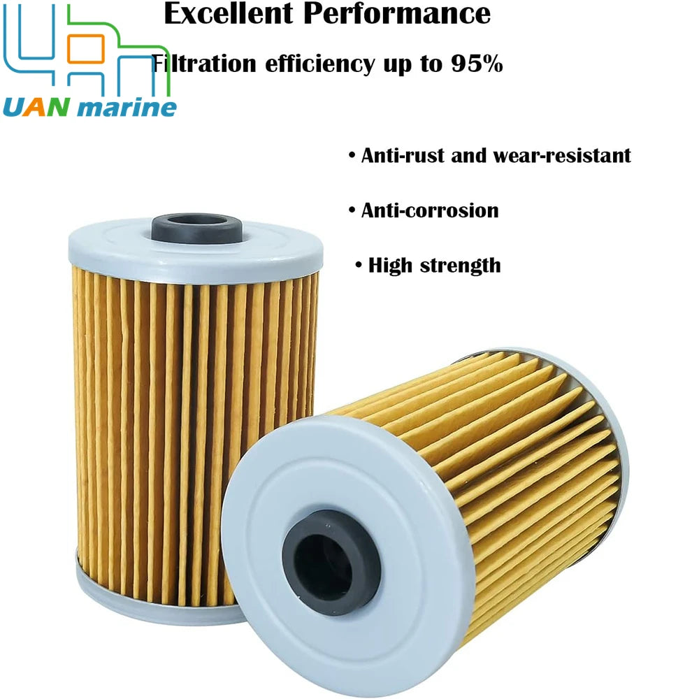 10 Pcs 35-8M0093688 35-866171A01 Cool Fuel Filter&Disc Filter with O-rings for Mercury Mercruiser Gen 3 35-8M0204703 35-892665