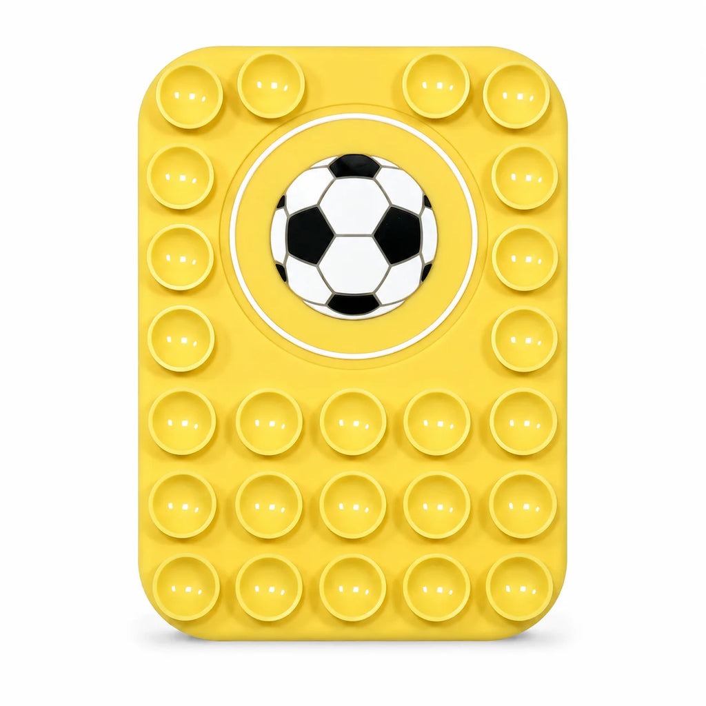 Cute Soccer For Magnetic Phone Holder MagSafe Suction Cup Silicone Magnet Wall Mount Stand for iPhone 15 14 13 Pro Max Gift