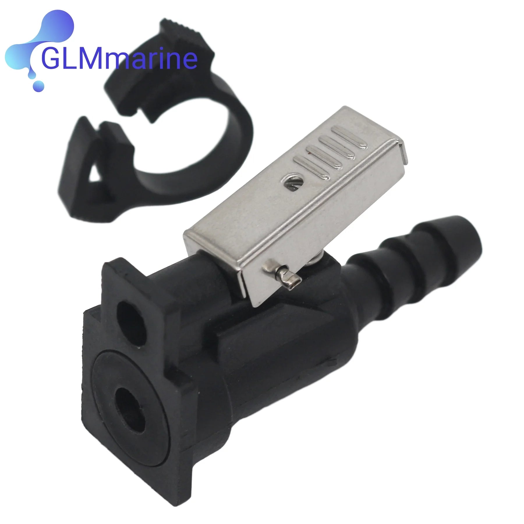 174508 for OMC Johnson Evinrude 5/16‘’ 8MM Fuel Hose Connector 2.5-250HP Outboard Engines 176745 775640 0174508 0775640