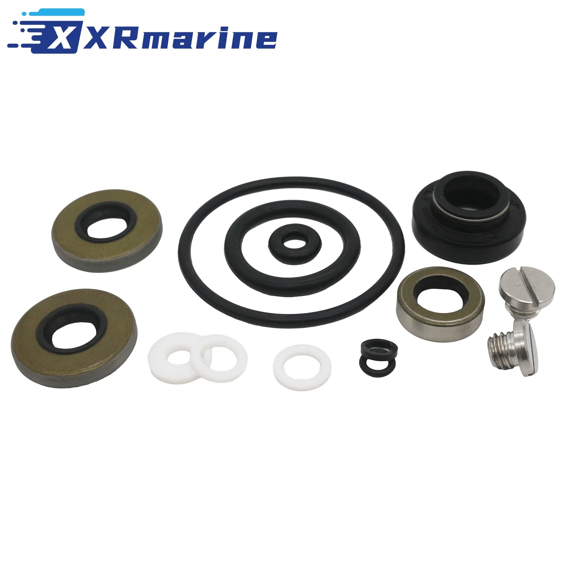 For Johnson Evinrude 8-9.9-10-15 HP Lower Unit Gearcase Seal O-ring Kit 396350 Sierra 18-2656