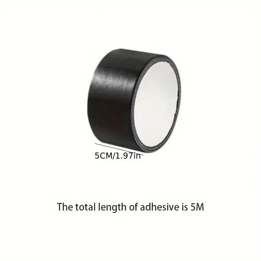 Black Leather Repair Tape for E-Bike Seat Chair Sofa Cushion Strong Adhesion Furniture Maintenance Tool