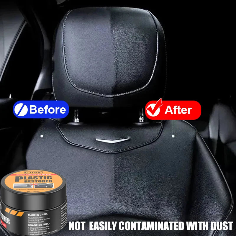 Car Plastic Restorer Back To Black Gloss Car Cleaning Products Plastic Leather Restore Auto Polish And Repair Coating Renovator