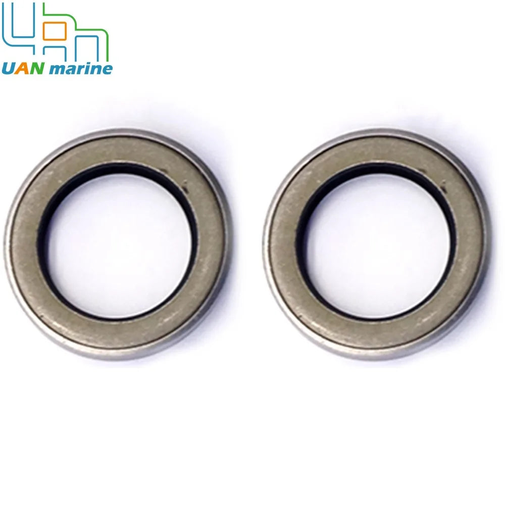 2Pcs New 26-70081 Lower Unit Outer Propshaft Oil Seal for Mercury Outboard 65 125 150 200HP 3Cyl V6 85530 91255-ZW1-003