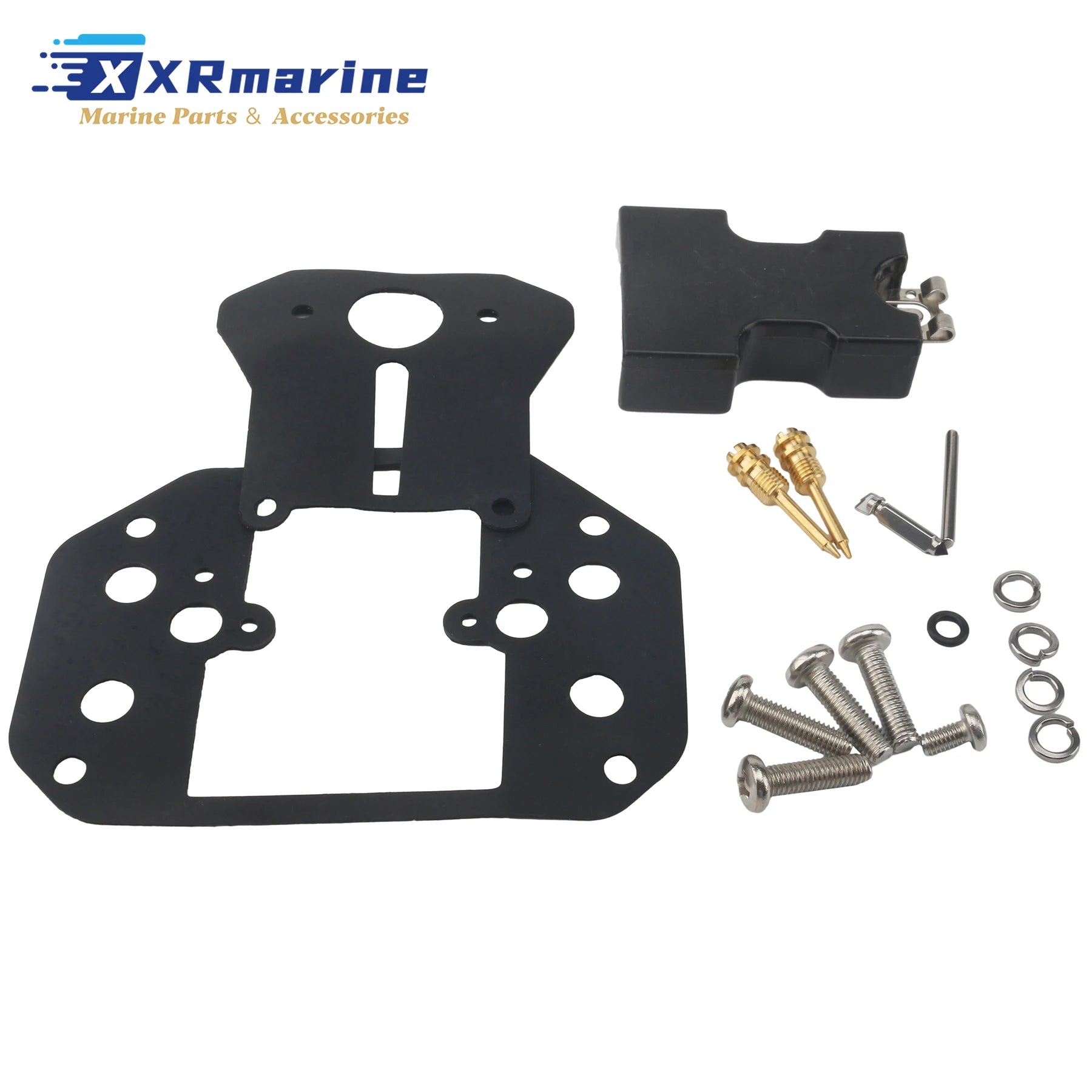 6F6-W0093-00 Carburetor Rebuild Kit Compatible with Yamaha Marine 2 Stroke Outboard 40HP Motors Replaces 6F5-W0093-00