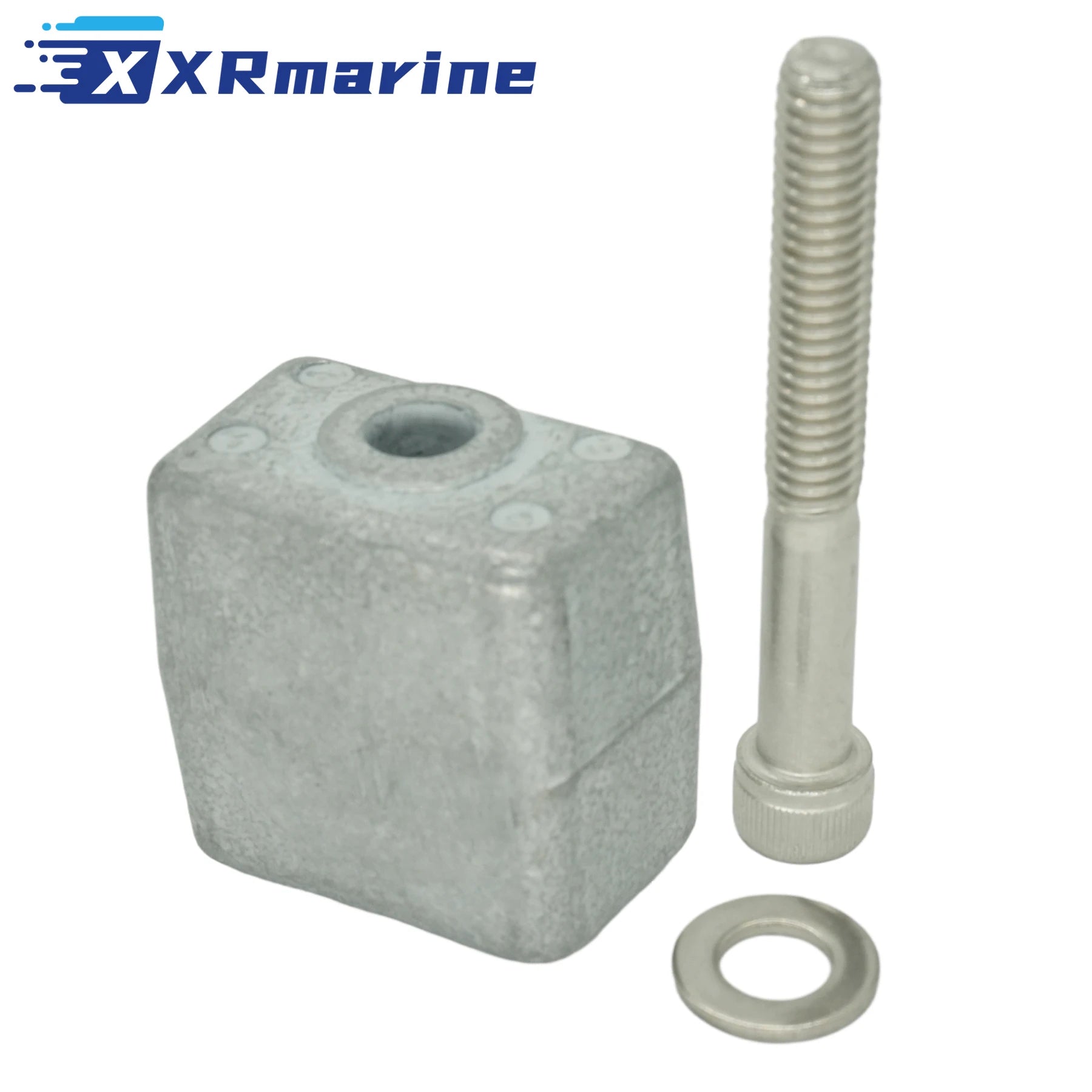 0393023 Boat Motor Zinc Anode with Bolt for OMC Cobra for Johnson Evinrude BRP 3-235 HP Outboard Drive System 0436745 393023