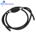 8mm Boat Fuel Gas Hose Line Assembly W/ Primer Bulb Fits for Yamaha Tohatsu OMC Honda Johnson Suzuki 4 To 200 HP Outboard Motor