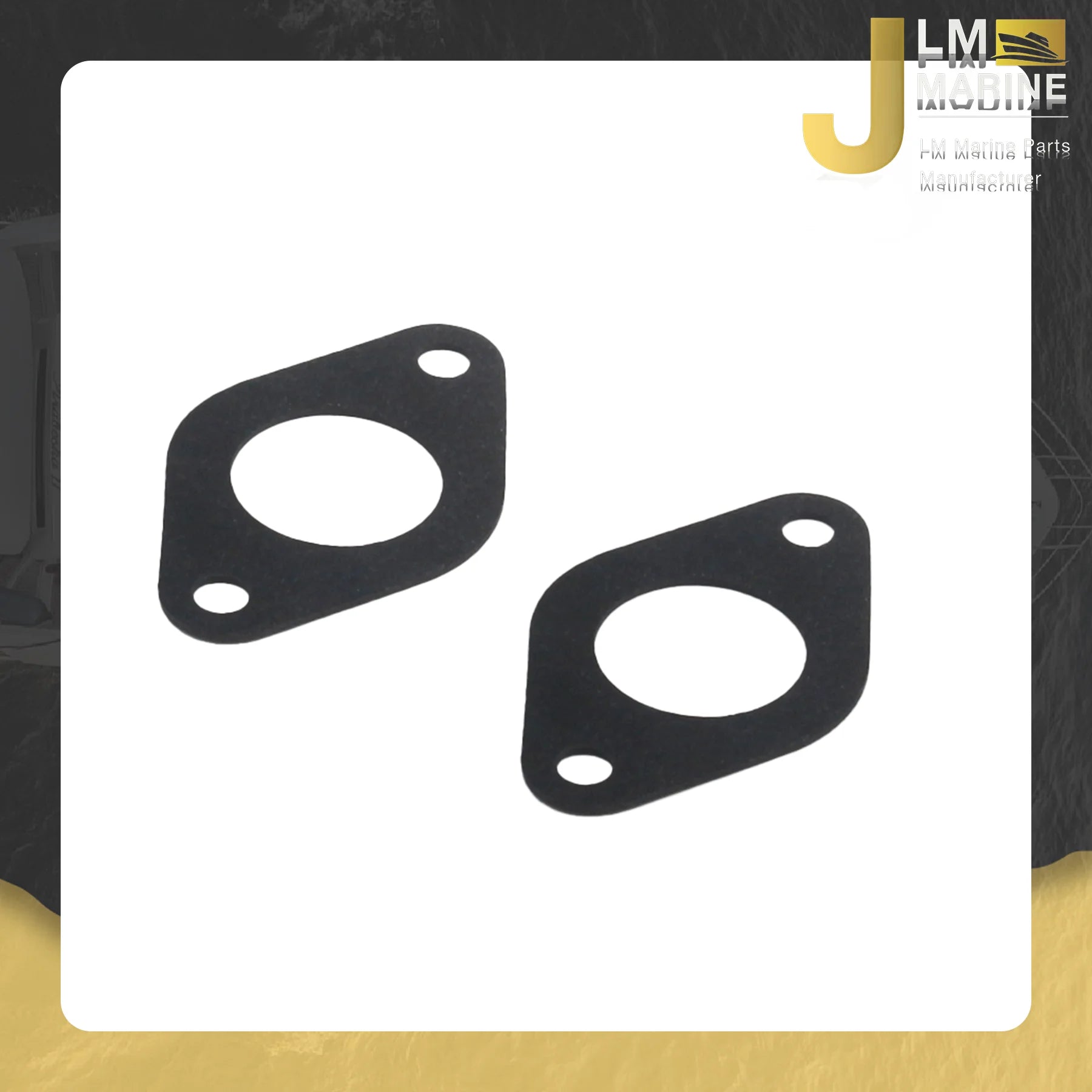 JLM Marine Outboard Carbs Carburetor Gasket for Yamaha 4 Stroke 4 HP 5HP F4A F4M Boat 68D-E3646-A0