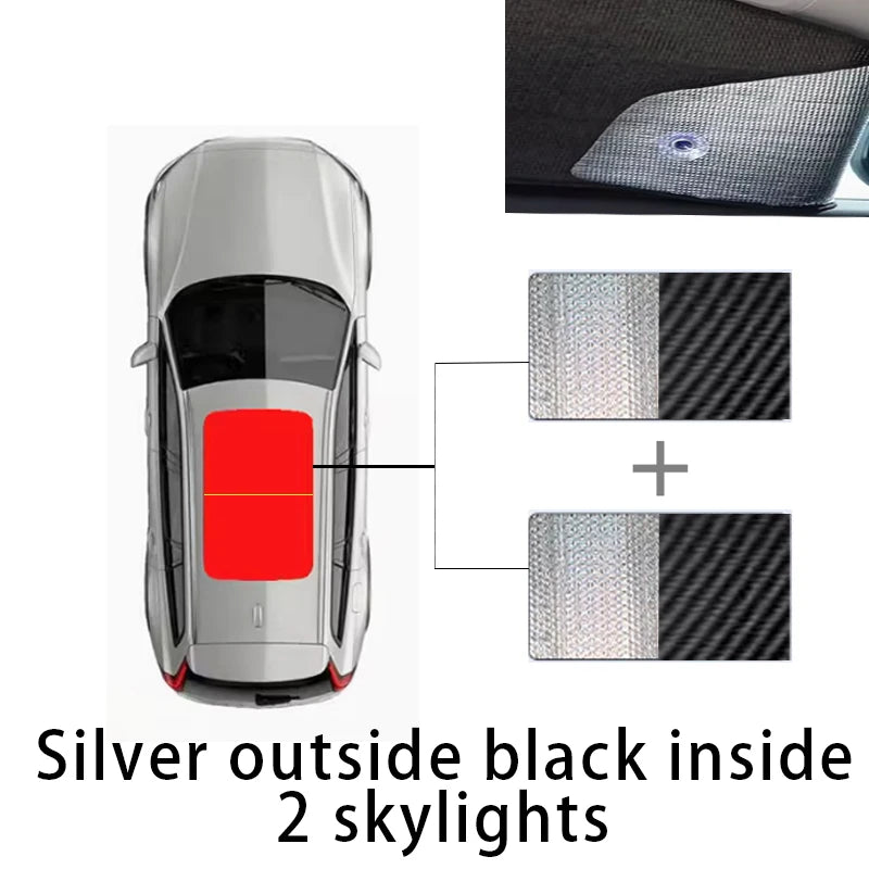 Sunroof Sunshade Suitable For SEAT León ST 2013~2020 MK3 Car Panoramic sun protection Roof Heat Shield Window Sunshade Anti-UV
