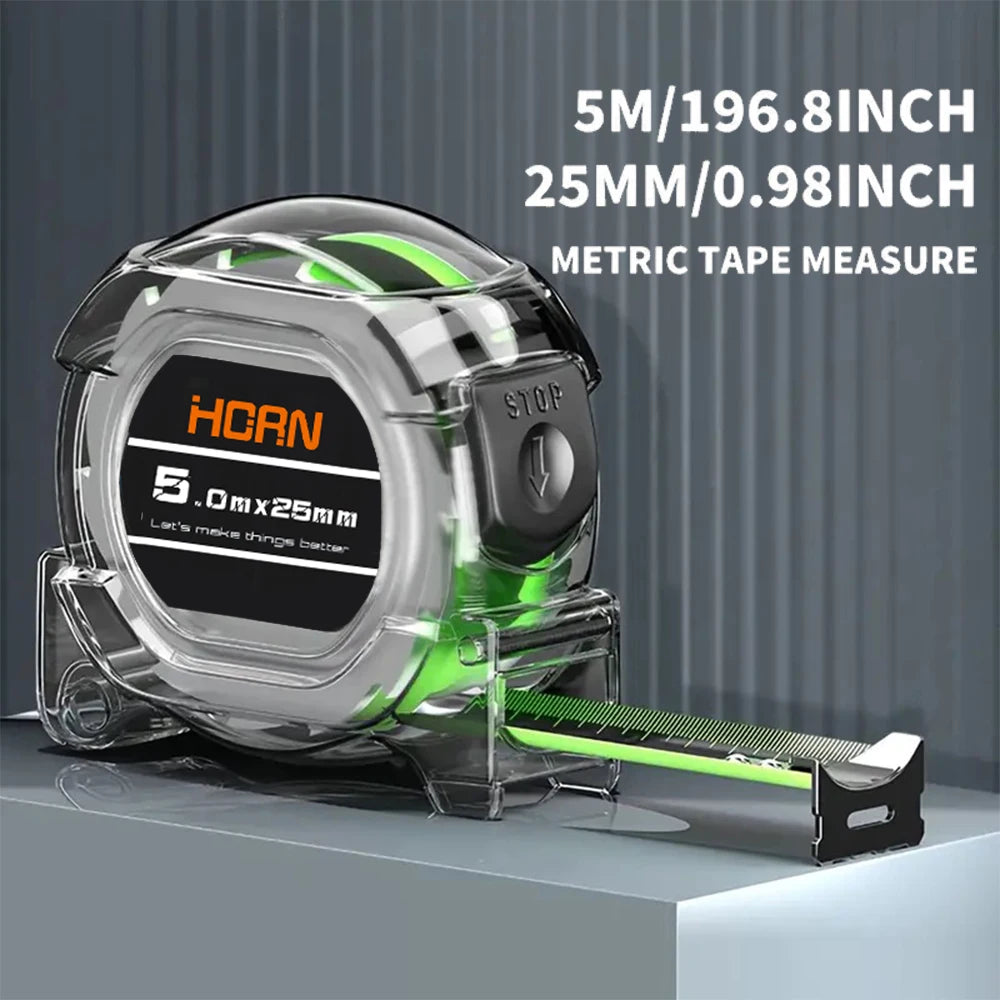 3-5-7-10 Meter Fluorescent Tape Measure Precision Thickened Scale Waterproof And Wear-Resistant Multipurpose Measuring Tool