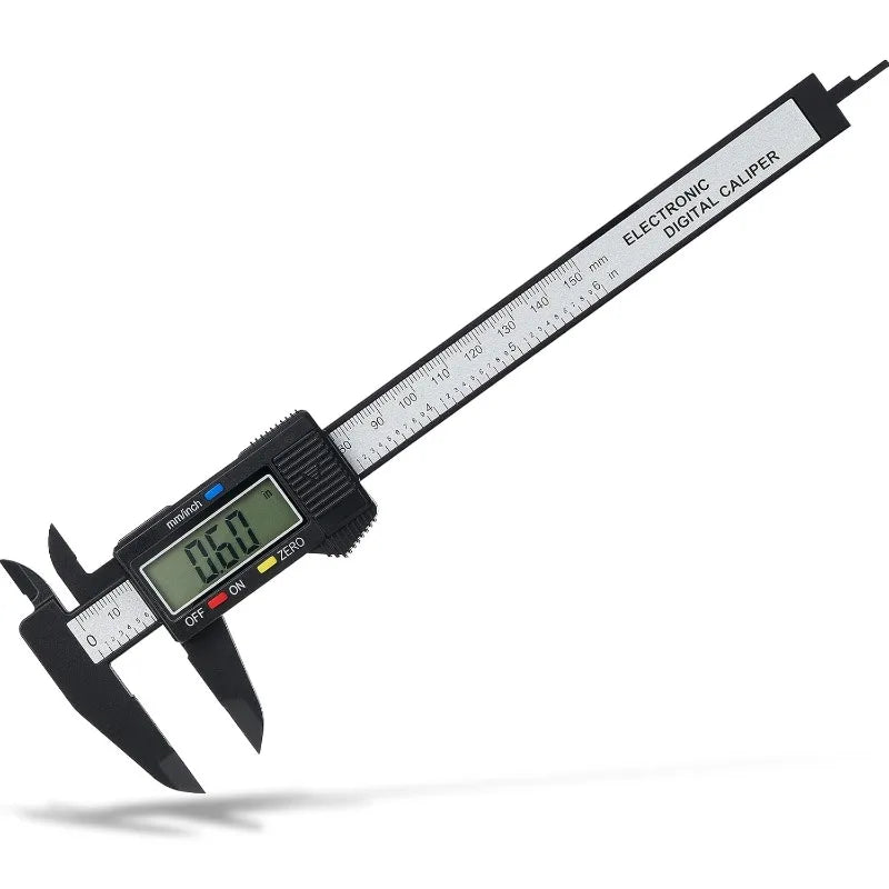 1PC Plastic Digital Vernier Caliper Digital Display Caliper Mini Text Play Caliper Student Vernier Ruler 0-150mm Measuring Tool