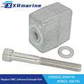 0393023 Boat Motor Zinc Anode with Bolt for OMC Cobra for Johnson Evinrude BRP 3-235 HP Outboard Drive System 0436745 393023