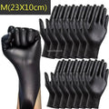 Disposable Nitrile Gloves Thickened Black Gloves With Flexible Snug Details Available In Multiple Sizes Multifunctional Gloves