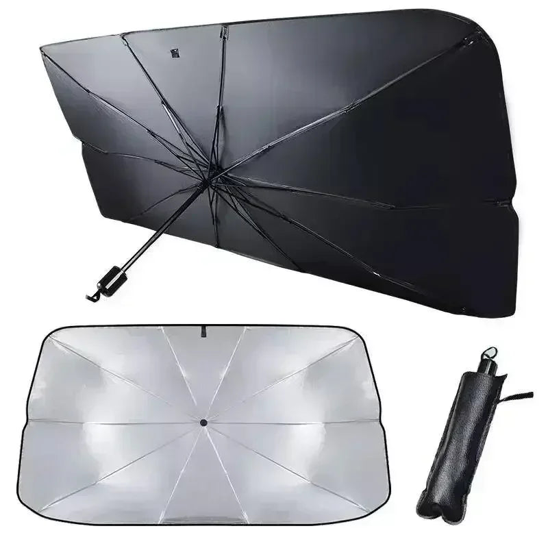 Car Sunshade Windshield Umbrella Car Front Sun Shade Parasol Foldable Protection Car Seat Heat Insulation Car Accessories