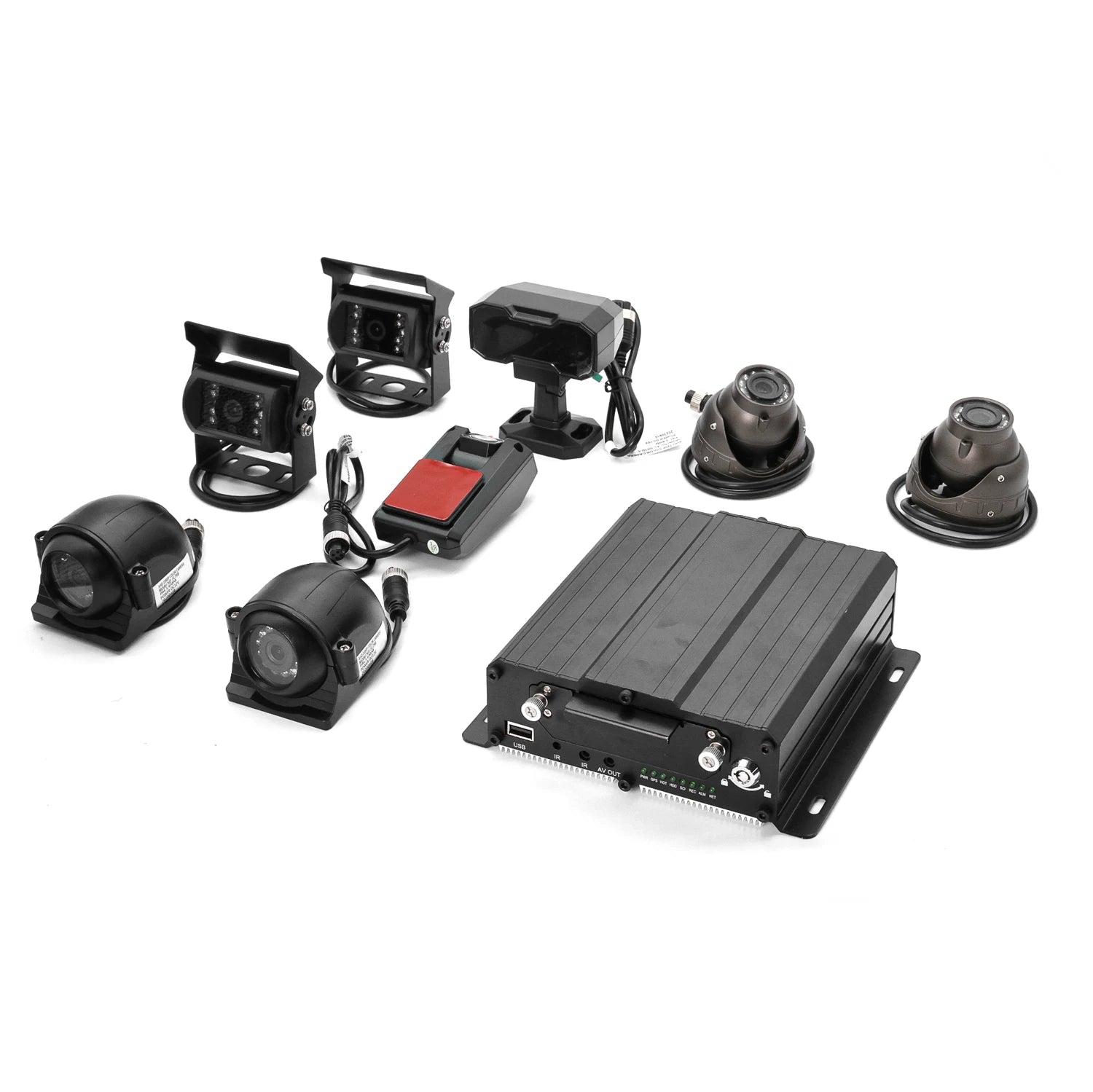 FL&OEM Buses Truck Van Trailer 8 Channels 1080P AI MDVR ADAS DMS HDD 4G Mobile DVR Video Recorder Fleet Management System