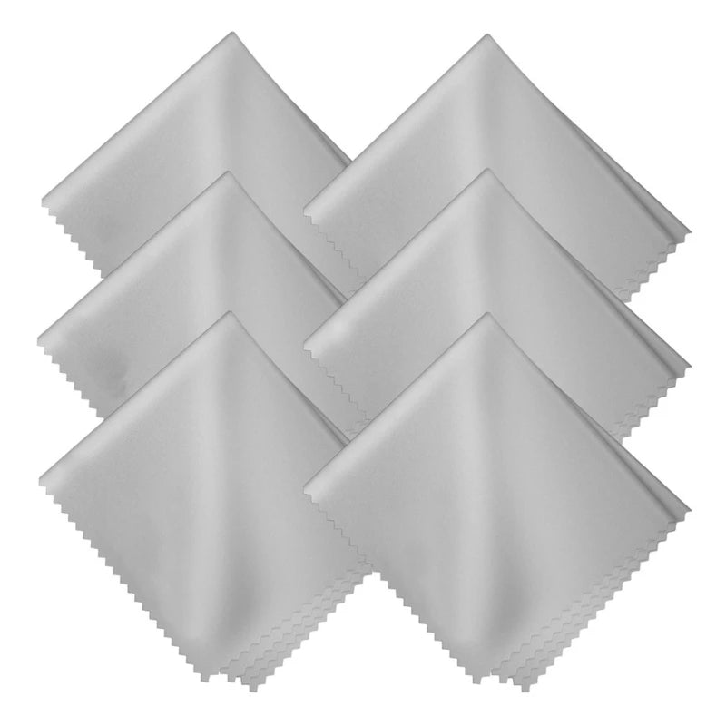 10-Pack Microfiber Cleaning Cloths Scratch-Free Anti-Static for Glasses/Phone/Computer Screens Camera Lenses Lens Wipes