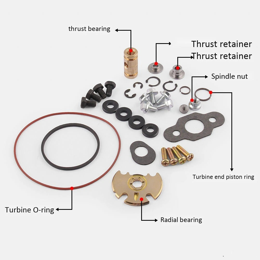 A82U-Turbocharger Turbo Rebuild Repair Service Kit For GARRETT GT1549 GT1749 GT1752 GT1849 GT1852 GT2052 GT2056 GT2256 GT2260