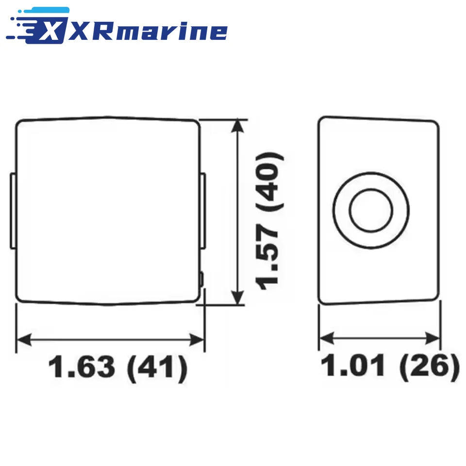 0393023 Boat Motor Zinc Anode with Bolt for OMC Cobra for Johnson Evinrude BRP 3-235 HP Outboard Drive System 0436745 393023