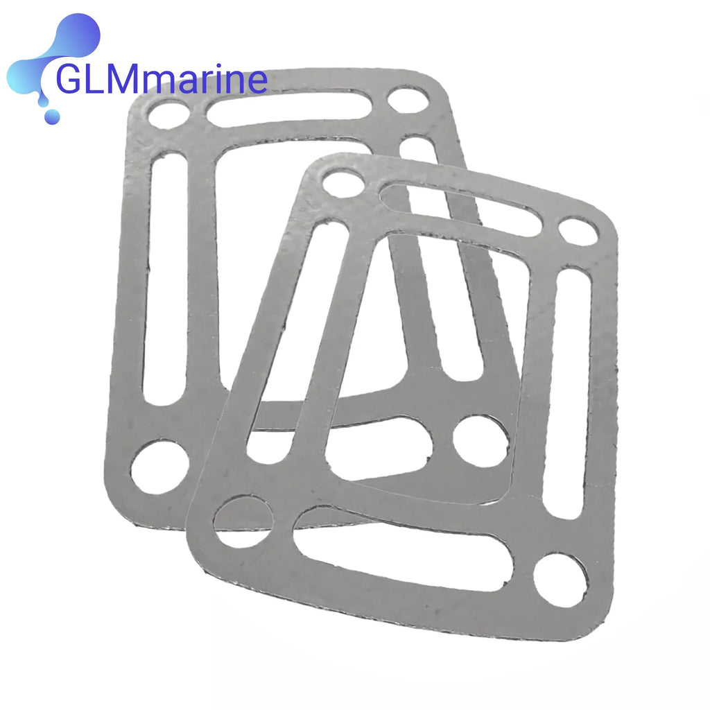 2 Sets 3863191 Exhaust Manifold Elbow Riser Gasket Fits for Volvo Penta 4.3 To 8.1L 3850496 Replace 909786 3850496 18-0943