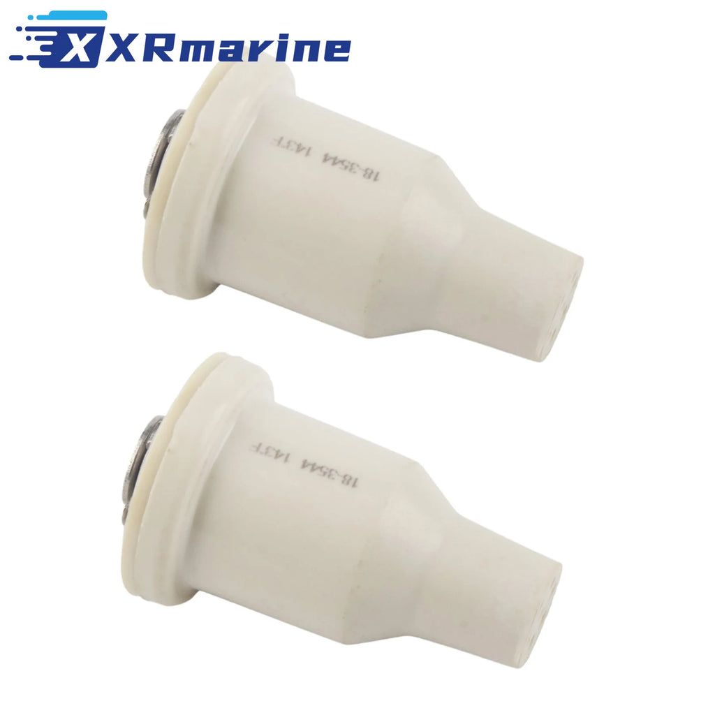 2 Pcs 62° 143℉ Outboard Thermostat 765559 Fits For OMC Johnson Evinrude 75-175HP Replaces 435491 8M6010305 175329 18-3544
