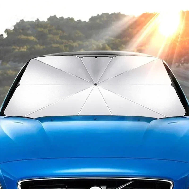 Car Sunshade Windshield Umbrella Car Front Sun Shade Parasol Foldable Protection Car Seat Heat Insulation Car Accessories
