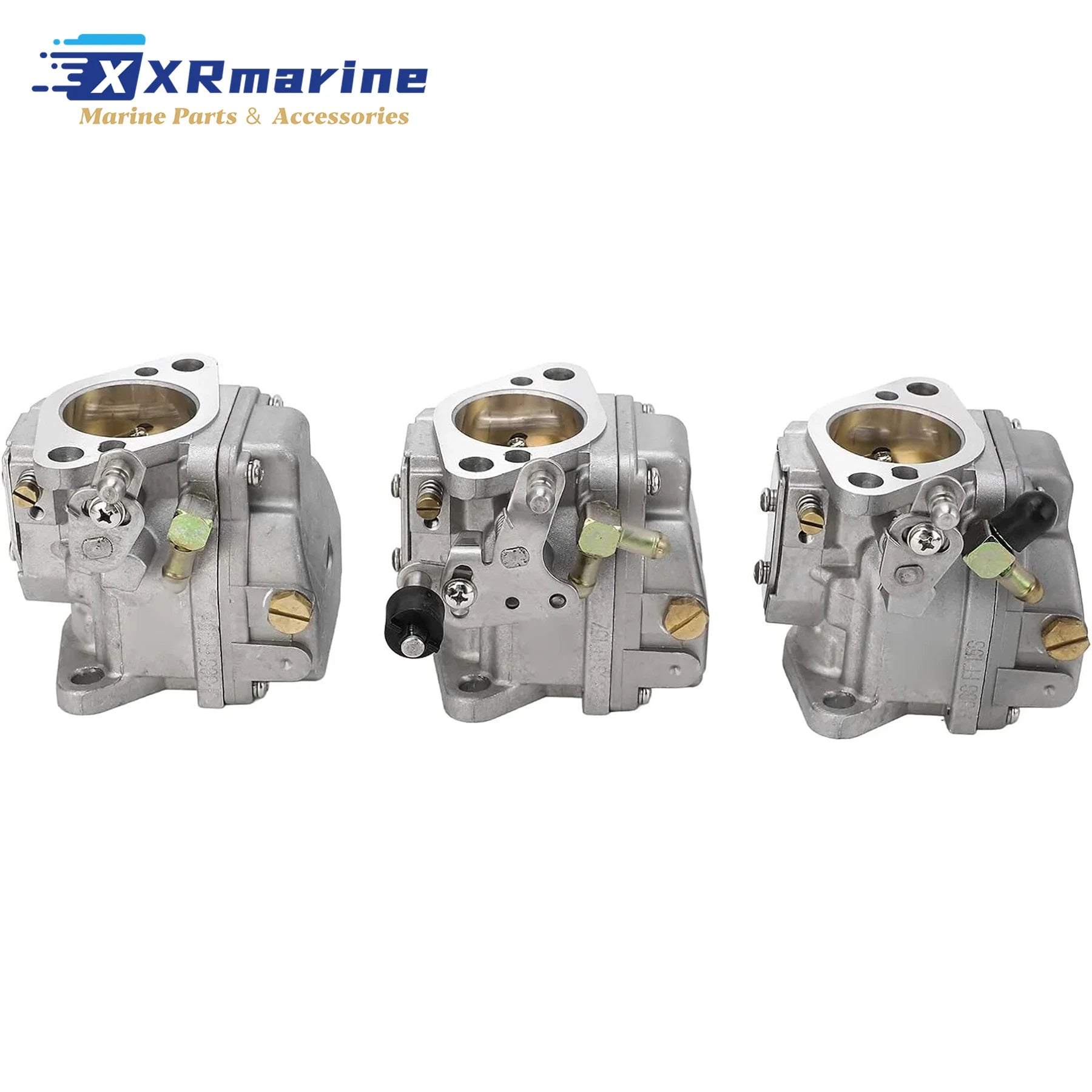3 Pcs Carburetor Carb Series Fits for Mercury 2 Stroke 3 Cyl 40 45 50 55 60 HP Outboard Engines 821854T4 821854T5 821854T6
