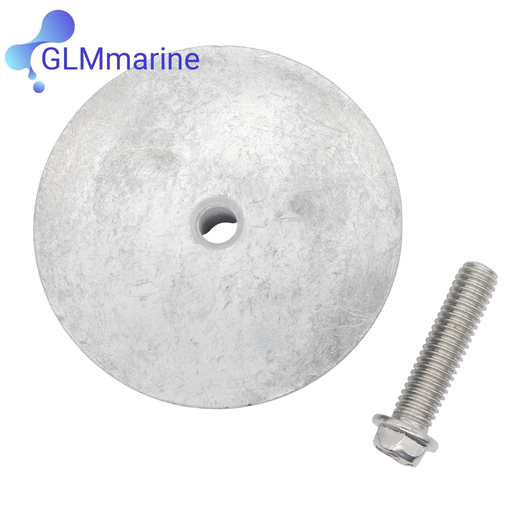 Aluminum Anode Plate Zinc with Mounting Bolt 76214Q5 for Mercury MerCruiser Alpha 1 Gen 2 and Bravo 1 2 3 X XR XZ Stern Drive