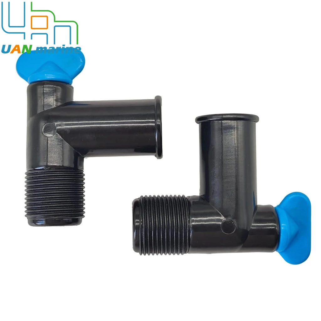 2 PCS 806926A1 Exhaust Manifold 90 Degree Hose Fitting elbows w/Drain Plug for Mercury MerCruiser Sterndrive V6 V8 22- 862210A01