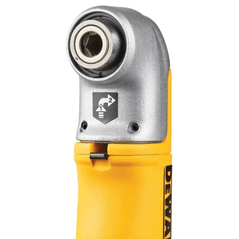 DEWALT DWAMRASET MAX FIT 4-in-1 Right Angle Adaptor - FlexTorq, Compact, Straight/Flex Shaft, Drill Accessories