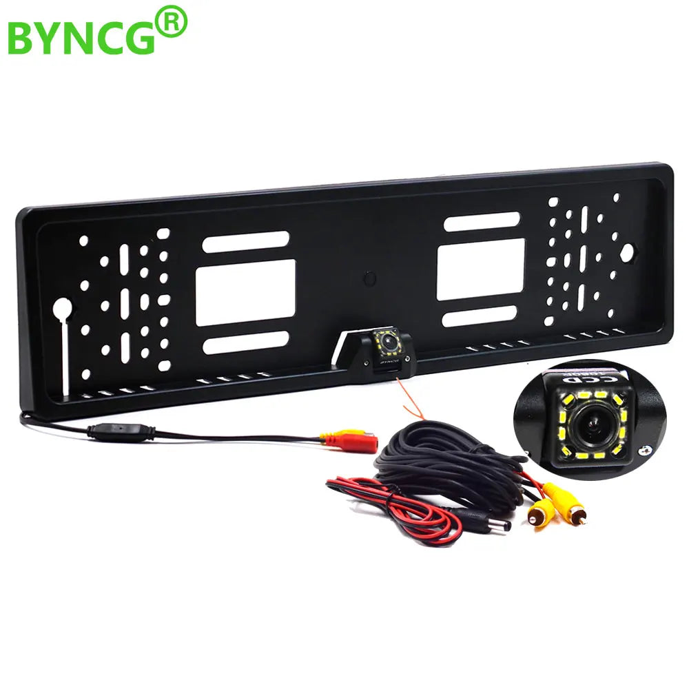 BYNCG Intelligent Dynamic Trajectory Tracks Rear View Camera HD CCD Reverse Backup Auto Reversing Parking Assistance
