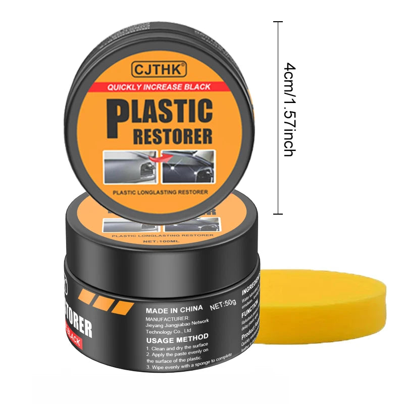 Car Plastic Restorer Back To Black Gloss Car Cleaning Products Plastic Leather Restore Auto Polish And Repair Coating Renovator