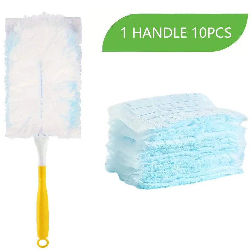 10 Count Disposable Duster Refills Compatible with Swiffer Duster