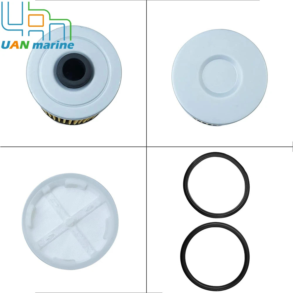 10 Pcs 35-8M0093688 35-866171A01 Cool Fuel Filter&Disc Filter with O-rings for Mercury Mercruiser Gen 3 35-8M0204703 35-892665