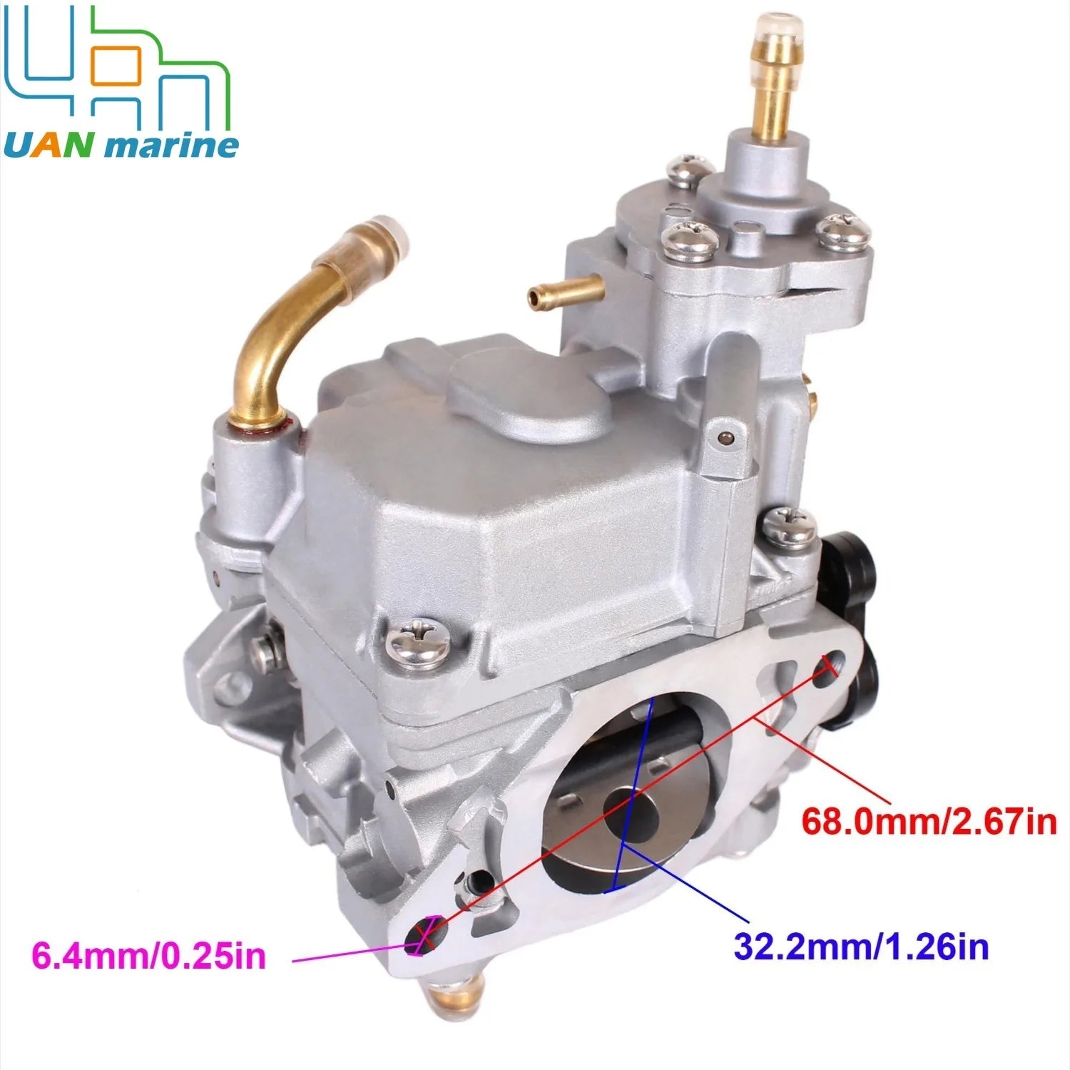 853720T15 Carburetor Assembly For Mercury Mariner Outboard 4 Stroke 10HP 15HP 20HP F10 F15 F20 15HP 853720T21 8M0109535