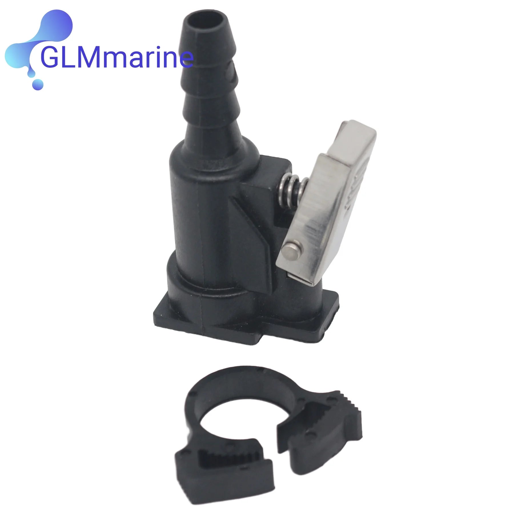 174508 for OMC Johnson Evinrude 5/16‘’ 8MM Fuel Hose Connector 2.5-250HP Outboard Engines 176745 775640 0174508 0775640