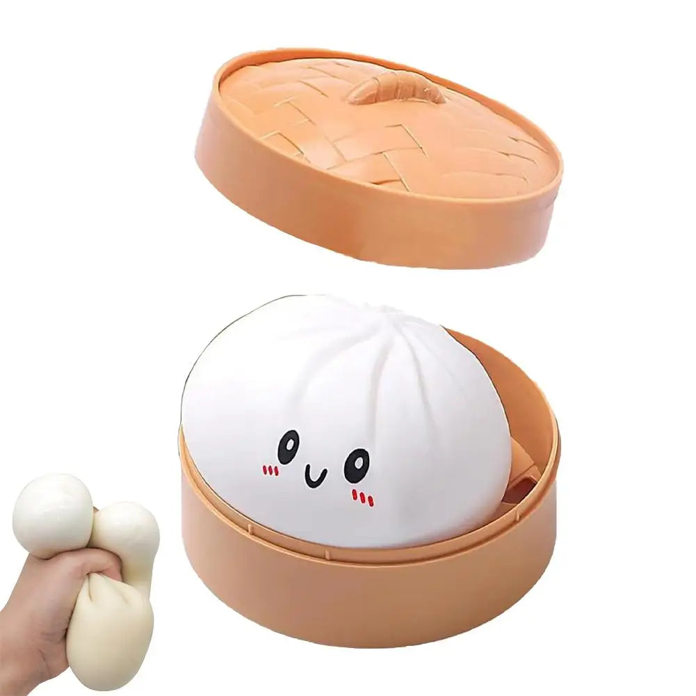 Colorful Squeezable Toy Stress Relief Squishy Sensory Fidget Toy Cute Decompression Desktop Decoration Gift for Kids Adults 1PC