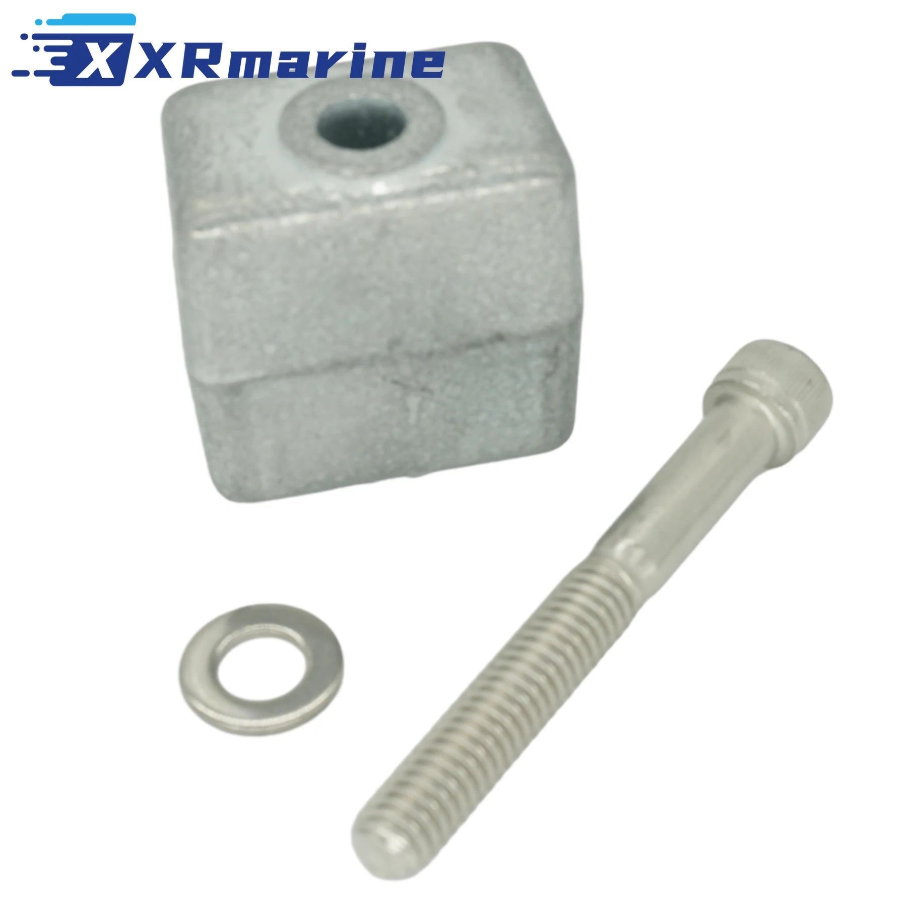 0393023 Boat Motor Zinc Anode with Bolt for OMC Cobra for Johnson Evinrude BRP 3-235 HP Outboard Drive System 0436745 393023