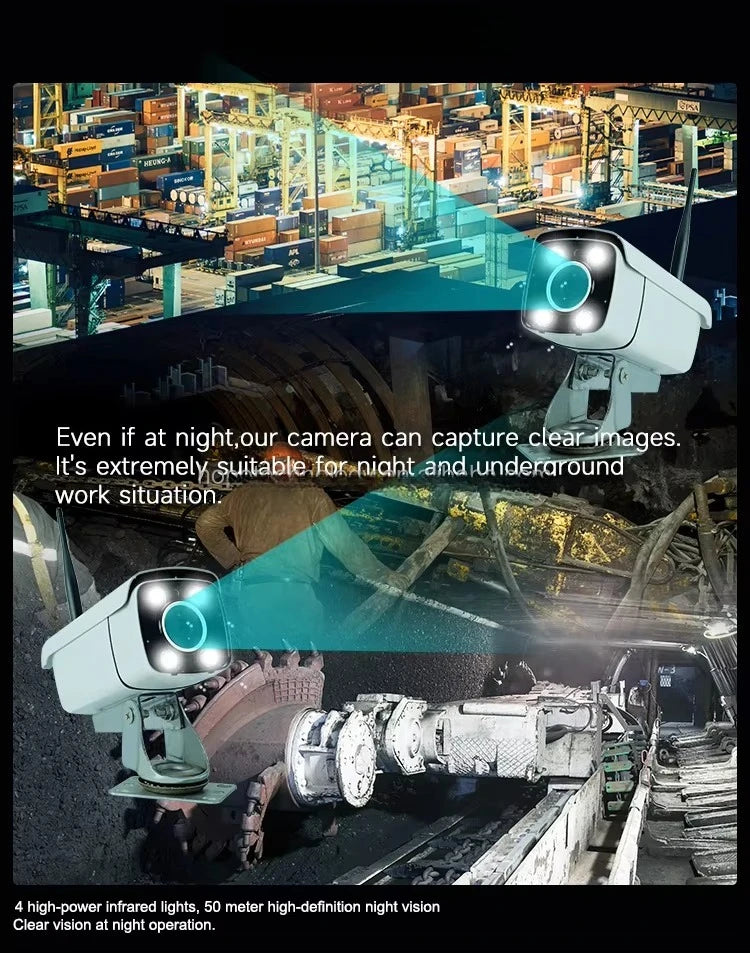 10.1 Inch CCTV Wireless System WIFI Outdoor With DVR Monitoring for Trucks Van Forklift RV