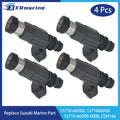 4 Pcs Fuel Injectors 4 Holes 15710-66D00 CDH166 for Suzuki 4-Stroke Outboard Engine DF 60 70 HP Escudo Grand Vitara 1571066D00