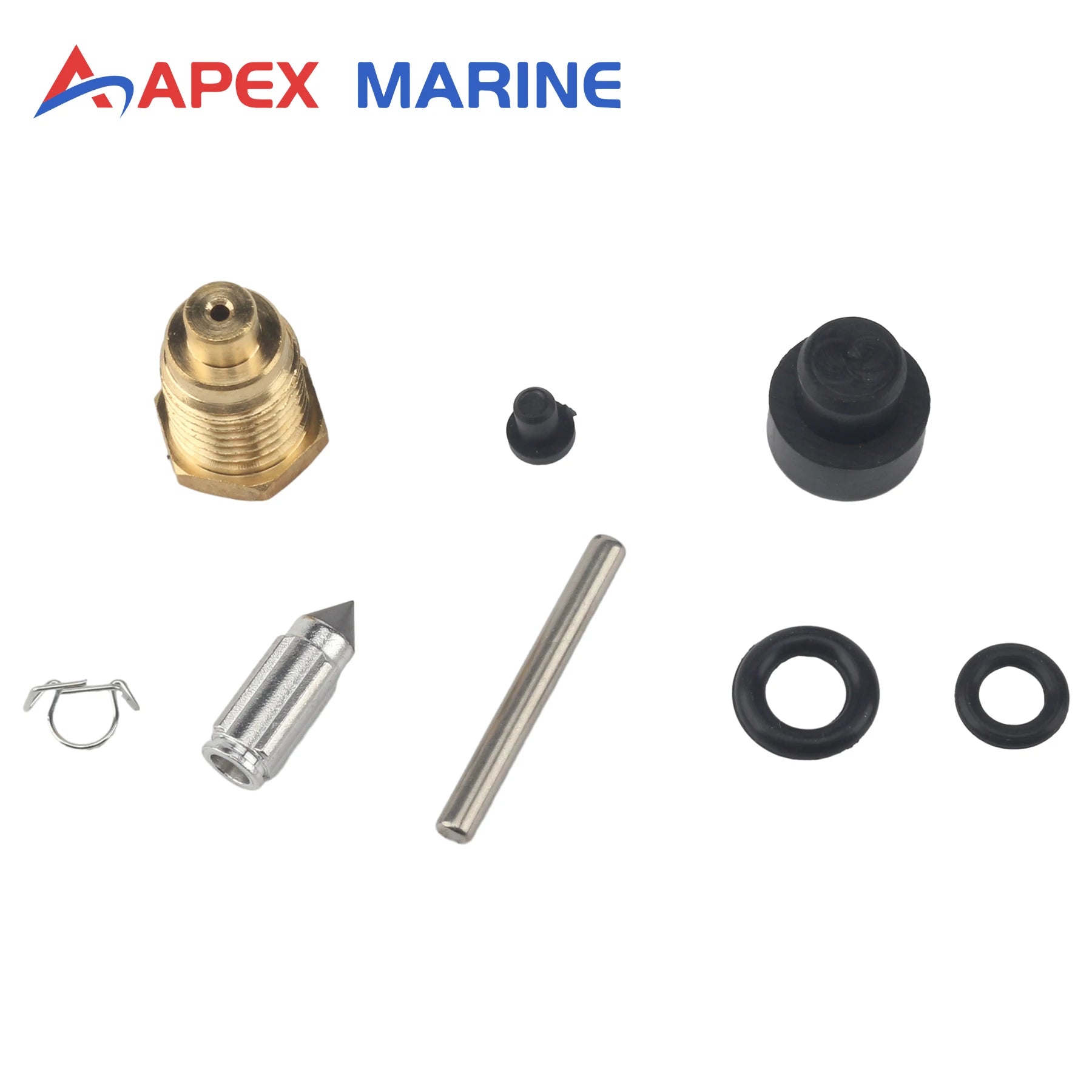 3 Pcs 6H1-W0093- 01 02 Carburetor Rebuild Set for Outboard Yamaha 2-Stroke 75 80 85 90 HP Boat Engine Parts Replacement