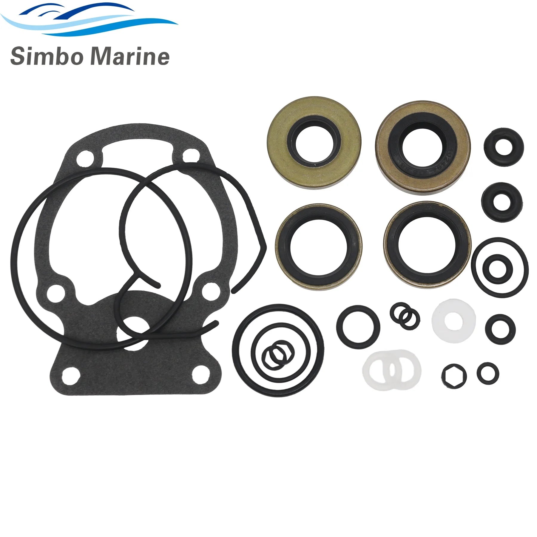 777559 Fits for Johnson Evinrude Marine 2-Stroke 20 25 30 35 HP Outboard Motors Parts Lower Unit Seal Kit 396351 0396351 0777559