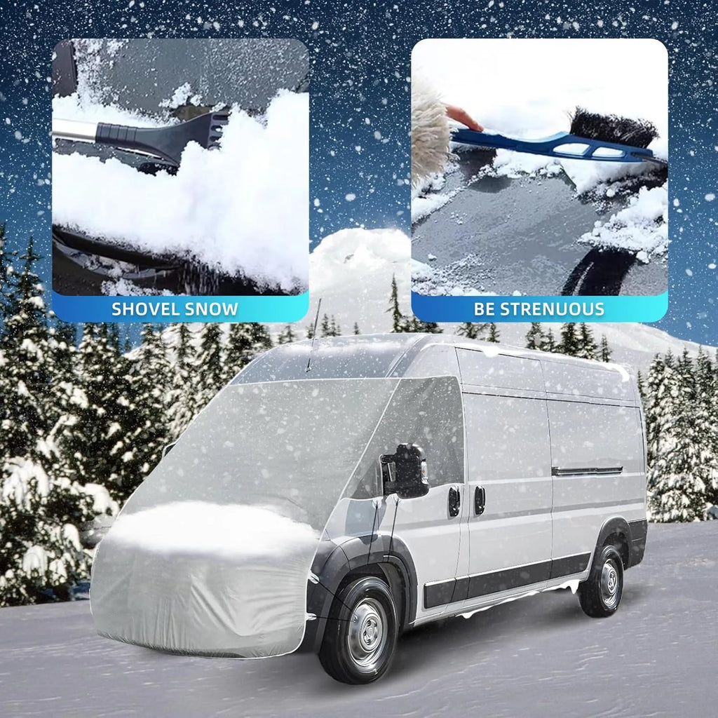 Caravan RV Bonnet Cover Bra Leaf Car Protector Tailgate Sunshade & Rain Awning Tent Heat Insulation Waterproof Dustproof